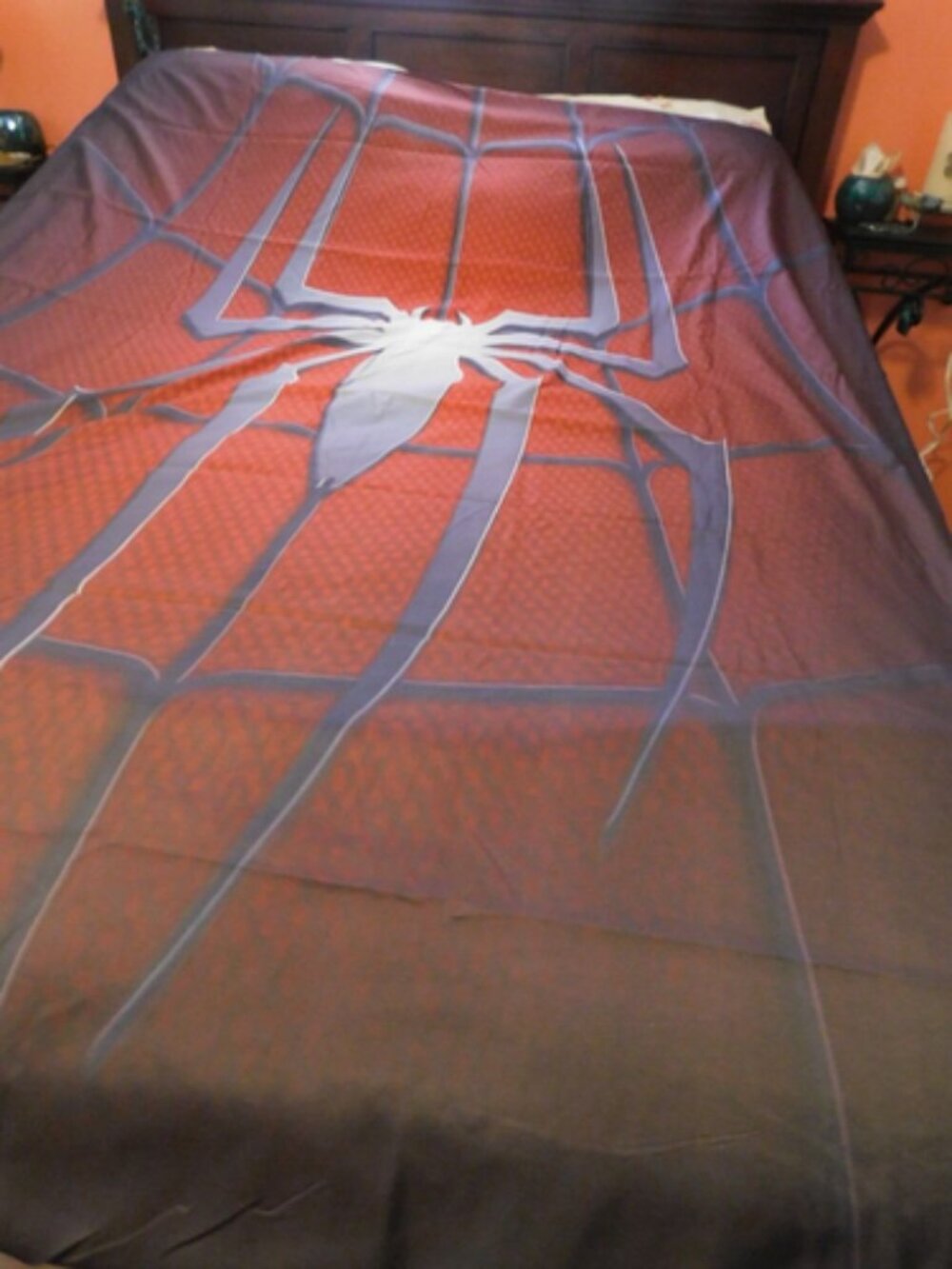 WONGS Bedding Spider Twin Duvet & Pillow Sham Set NEW in Pkg